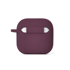 Etteri silikoninis dėklas AirPods 4 tamsios vyšnios spalvos - Image 3