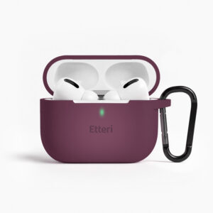 Etteri silikoninis dėklas AirPods Pro 3 tamsios vyšninės spalvos
