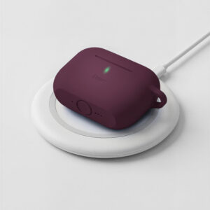 Etteri silikoninis dėklas AirPods Pro 3 tamsios vyšninės spalvos - Image 5