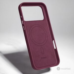 Etteri Elegant Mag dėklas, skirtas Apple iPhone 17 Pro / 18 Pro, tamsios vyšnios spalvos - Image 7
