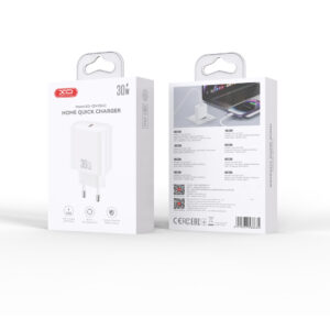 XO sieninis įkroviklis CE41 PD 30W 1x USB-C baltas - Image 5