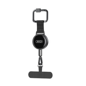 XO apsauginis telefono dirželis nuo vagysčių SF16 juodas 60cm