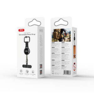 XO apsauginis telefono dirželis nuo vagysčių SF16 juodas 60cm - Image 4