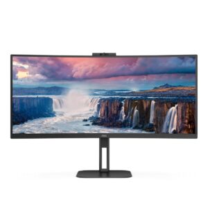 AOC V5 CU34V5CW kompiuterio monitorius 86,4 cm (34") 3440 x 1440 pikseliai Wide Quad HD LED Juoda - Image 3