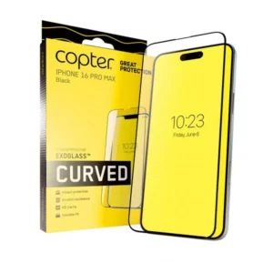 Copter Curved screen protector for Apple iPhone 16 Pro Max/17 Pro Max (2025)