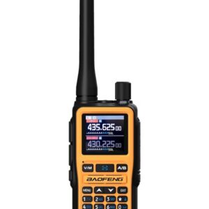 Baofeng UV-5R ES MINI USB-C „Bluetooth“ VHF UHF aviacijos dažnių juosta Oranžinis racijų - Image 2