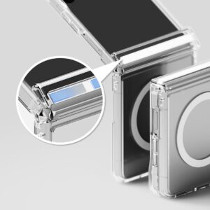 RINGKE FUSION FLAP MAGNETINIS MagSafe DĖKLAS Samsung Galaxy Z FLIP 8 SKAIDRUS - Image 7