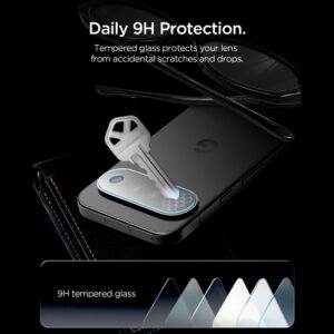 Spigen OPTIK PRO GLAS.TR EZ FIT KAMEROS APSAUGA 2-PACK GOOGLE PIXEL 11 SKAIDRI - Image 7