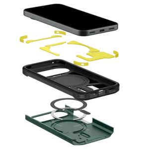 SPIGEN TOUGH ARMOR MAG MAGSAFE DĖKLAS GOOGLE PIXEL 11 ABYSS GREEN - Image 7