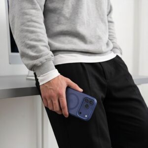 Tech-Protect MAGZERO MagSafe Apple iPhone 17 PRO / 18 PRO MATINIS TAMSIAI MĖLYNAS - Image 7