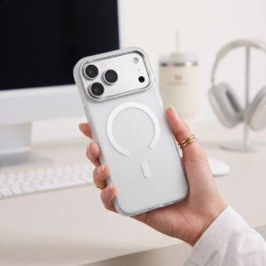 Tech-Protect MAGZERO MagSafe Apple iPhone 17 PRO MAX / 18 PRO MAX MATINIS BALTAS - Image 7