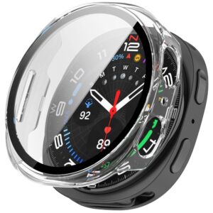 Tech-Protect DEFENSE 2-PACK SAMSUNG Samsung Galaxy WATCH 8 / 9 (40 MM) MATINIS JUODAS IR SKAIDRUS - Image 7