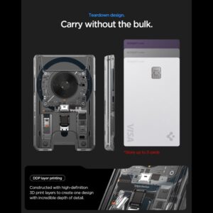 Spigen ULTRA HYBRID Wallet MagSafe MAGNETINIS KORTELIŲ DĖKLAS NEO ONE - Image 7