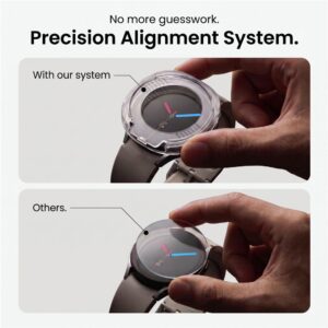 GRŪDINTAS STIKLAS Tech-Protect EASY SET+ 2-PACK SAMSUNG Samsung Galaxy WATCH 8 / 9 (40 MM) SKAIDRUS - Image 6
