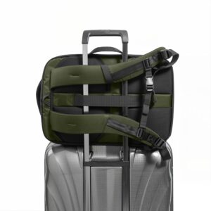 Tech-Protect DEFENDER S70 RYANAIR & WIZZAIR KELIONINĖ KUPRINĖ NEŠIOJAMAM KOMPIUTERIUI, 24L 40x30x20, KARINĖ ŽALIA - Image 6