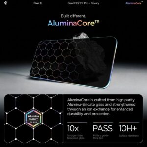 PRIVATUMĄ UŽTIKRINANTIS STIKLAS SPIGEN GLAS.TR EZ FIT PRO AC 2-PACK GOOGLE PIXEL 10 / 11 PRIVACY - Image 7