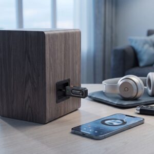TECH-PROTECT ULTRABOOST AU03 GARSO ADAPTERIS AUX BLUETOOTH 6.0 JUODAS - Image 7