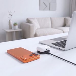 TECH-PROTECT A54 MAGNETINIS MAGSAFE BELAIDIS ĮKROVIKLIS 25W QI2.2 JUODAS - Image 7