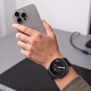 TECH-PROTECT NYLONMAG SAMSUNG GALAXY WATCH 8 / 9 / CLASSIC (40 / 44 / 46 MM) JUODAS - Image 7