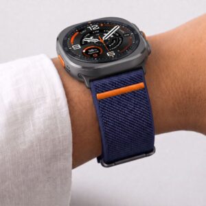 TECH-PROTECT NYLON CLASP SAMSUNG GALAXY WATCH ULTRA 1 / 2 2024-2026 (47 MM) TAMSIAI MĖLYNA - Image 7