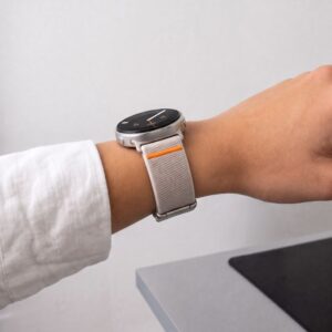 TECH-PROTECT NYLON CLASP SAMSUNG GALAXY WATCH 8 / 9 / CLASSIC (40 / 44 / 46 MM) STARLIGHT - Image 7