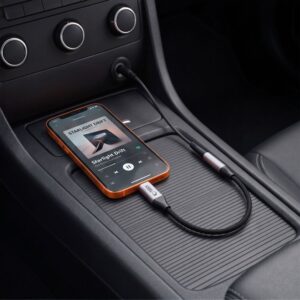 TECH-PROTECT ULTRABOOST ADAPTERIS USB-C Į MINI JACK 3.5MM DAC IRON GREY - Image 7
