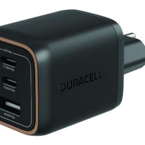 MOBILE CHARGER WALL 65W/BLACK DRACUSB25-EU DURACELL
