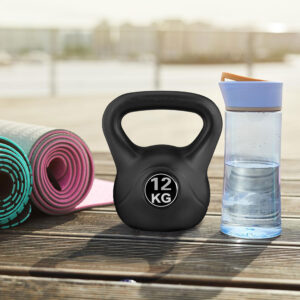 12 kg virdulio formos svarmuo (kettlebell) mankštai, hantelis, svorio kamuolys, fitneso svoris, ModernHome - Image 8