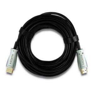 Qoltec 50474 HDMI kabelis 30 m HDMI A tipo (standartinis) Juoda, Sidabras - Image 2