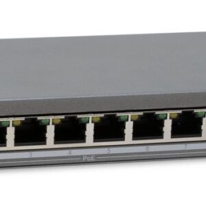 LevelOne GEP-1011 tinklo komutatorius Ne-valdomas L2 Gigabit Ethernet (10/100/1000) Maitinimas per Eternetą (PoE) Stalinis / tvirtinamas prie sienos Pilka - Image 2