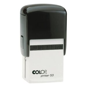 *Antspaudas Colop  Printer 53, juodos spalvos + polimeras - Image 1