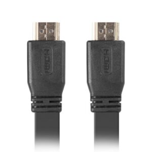 Lanberg CA-HDMI-21CU-0010-BK HDMI kabelis 1 m HDMI A tipo (standartinis) Juoda - Image 2