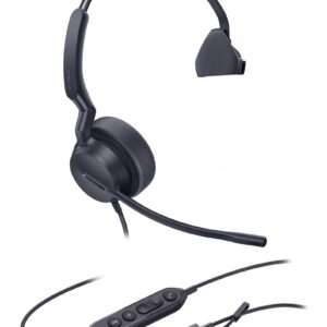 Yealink UH42 Mono UC USB-C/A Laisvų rankų įranga Vielinis Su lankeliu Skambučiai / muzika USB Type-C / USB Type-A Juoda - Image 2