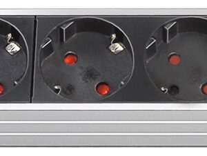 Brennenstuhl 1390007009 elektros tinklo ilgintuvas 2 m 9 AC išvestis(ys / čių) Aliuminis, Juoda - Image 1