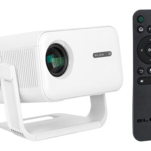 Nešiojamas projektorius BLOW AndroidTV FullHD MaxView, baltas