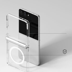 RINGKE FUSION FLAP MAGNETINIS MagSafe DĖKLAS Samsung Galaxy Z FLIP 8 SKAIDRUS - Image 8