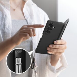 RINGKE ONYX FLAP MAGNETINIS MagSafe DĖKLAS Samsung Galaxy Z FOLD 8 ULTRA JUODAS - Image 8