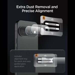 Spigen OPTIK PRO GLAS.TR EZ FIT KAMEROS APSAUGA 2-PACK GOOGLE PIXEL 11 SKAIDRI - Image 8