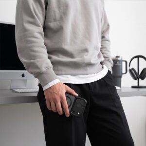 Tech-Protect MAGMAT MagSafe CC iPhone 17 PRO MAX / 18 PRO MAX JUODAS/SKAIDRUS - Image 8