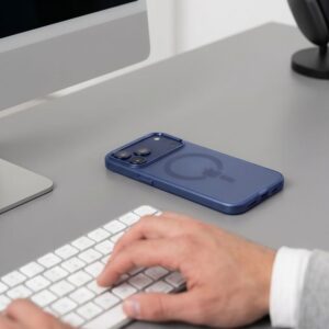 Tech-Protect MAGZERO MagSafe Apple iPhone 17 PRO / 18 PRO MATINIS TAMSIAI MĖLYNAS - Image 8