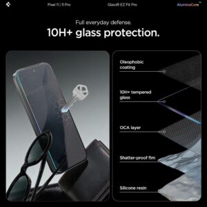 GRŪDINTAS STIKLAS SPIGEN GLAS.TR EZ FIT PRO AC 2-PACK GOOGLE PIXEL 11 / 11 PRO CLEAR - Image 8