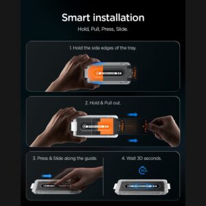 GRŪDINTAS STIKLAS Spigen GLAS.TR EZ FIT PRO 2-PACK Samsung Galaxy Z FOLD 7 / 8 ULTRA PRIVACY - Image 9