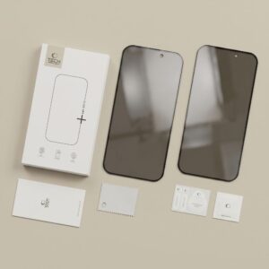 PRIVATUMĄ UŽTIKRINANTIS STIKLAS TECH-PROTECT GLASS SPY+ 2-PACK Apple iPhone 18 PRO MAX PRIVACY - Image 8