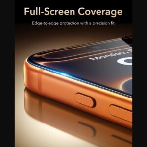 GRŪDINTAS STIKLAS ESR ULTRAFIT ARMORITE PRO TEMPERED GLASS Apple iPhone 17 PRO / 18 PRO BLACK - Image 8