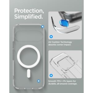 SPIGEN ULTRA HYBRID MAG MAGSAFE GOOGLE PIXEL 11 PRO SKAIDRUS/BALTAS - Image 6