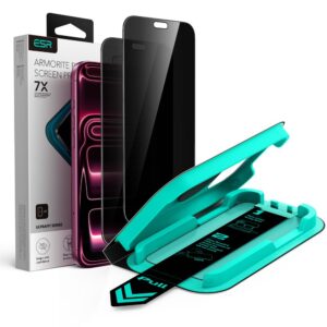 PRIVATUMĄ UŽTIKRINANTIS STIKLAS ESR ULTRAFIT ARMORITE GRŪDINTAS STIKLAS 2-PACK Apple iPhone 18 PRO MAX PRIVACY