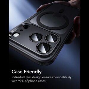 KAMEROS APSAUGA ESR ARMORITE CAMERA PROTECTOR Apple iPhone 18 PRO / 18 PRO MAX JUODA - Image 8