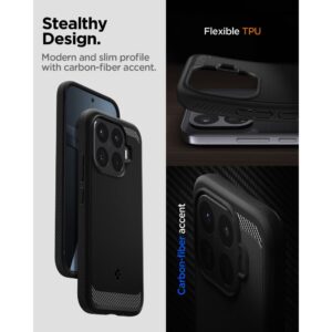 SPIGEN RUGGED ARMOR XIAOMI 17T PRO MATINIS JUODAS - Image 8