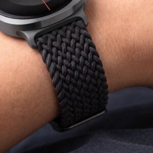 TECH-PROTECT NYLONMAG SAMSUNG GALAXY WATCH 8 / 9 / CLASSIC (40 / 44 / 46 MM) JUODAS - Image 8