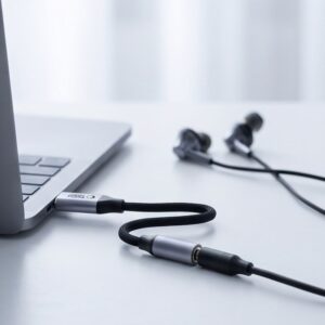 TECH-PROTECT ULTRABOOST ADAPTERIS USB-C Į MINI JACK 3.5MM DAC IRON GREY - Image 8